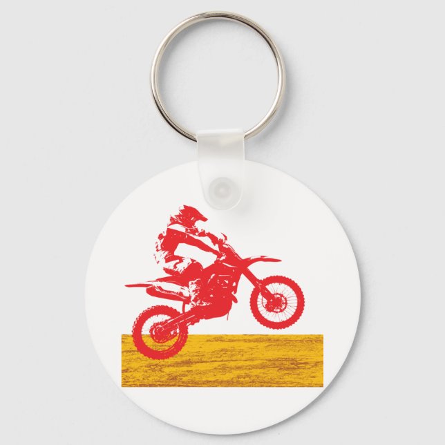 Porte-clés Motocross Rider (Recto)