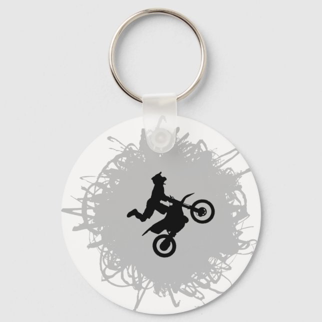 Porte-clés Motocross Style Scribble (Recto)
