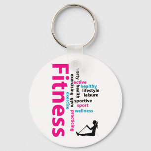 Porte-clés Mots fitness
