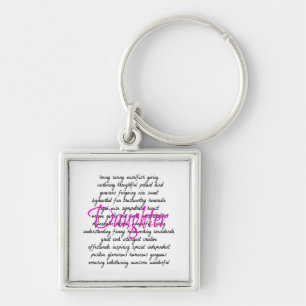 Porte-clés Mots pour fille