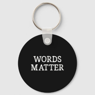 Porte-clés Mots - Style Vintage -