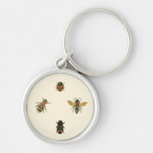 Porte-clés Mouches et coléoptères par Vision Studio