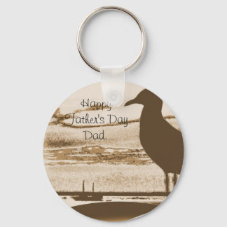 Porte-clés Mouette au crépuscule