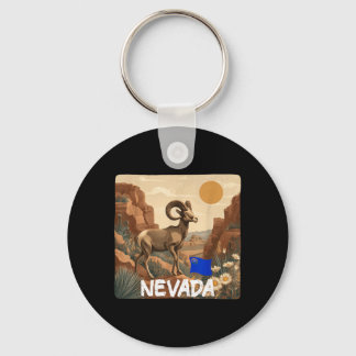 Porte-clés Mouflon Cool en couleurs du Nevada Costume