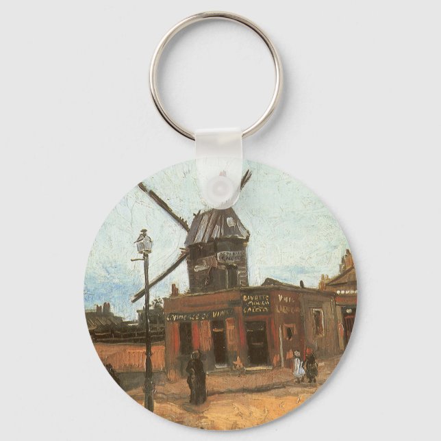 Porte-clés Moulin de la Galette by Vincent van Gogh, Windmill (Recto)