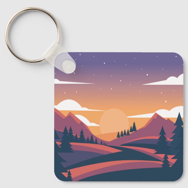 Porte-clés Mountain Adventure (Recto)
