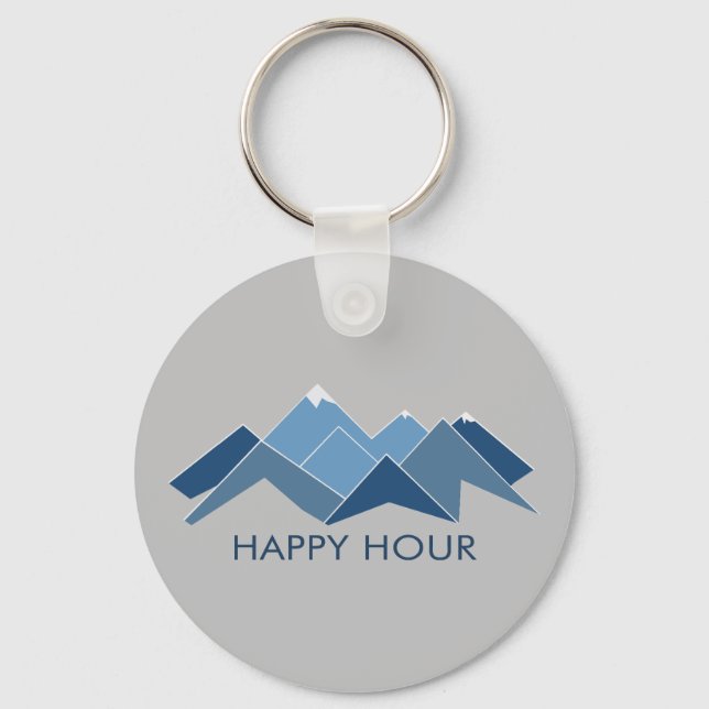 Porte-clés Mountains Happy Hour (Recto)