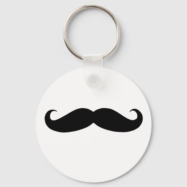 Porte-clés Moustache est drôle (Recto)