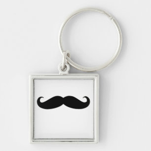Porte-clés Moustache noire ou moustache noire pour des