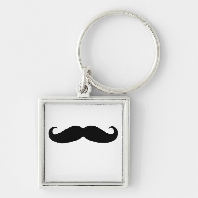Porte-clés Moustache noire ou moustache noire pour des (Devant)