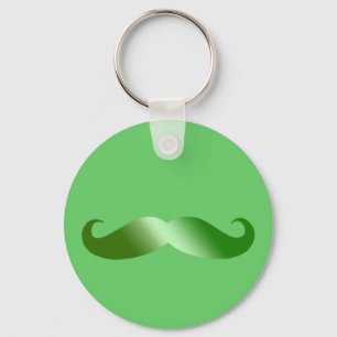 Porte-clés Moustache verte irlandaise