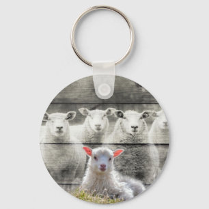 Porte-clés Mouton d'agneau de bébé