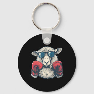 Porte-clés Mouton de boxe Gants de boxe de mouton de boxe Kic