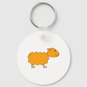 Porte-clés Moutons oranges