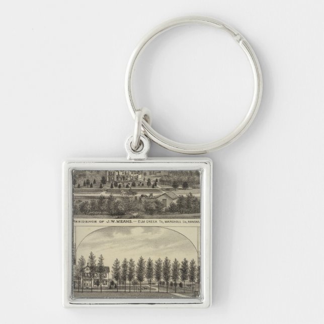 Porte-clés Moyens, truites et sabins au Kansas (Devant)