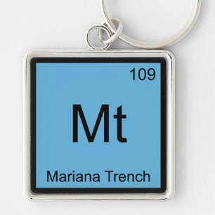 Porte-clés Mt - Chimie de la fosse des Mariannes Symbole de l