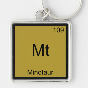 Porte-clés Mt - Minotaure Tee Symbole Élément Chimie Drôle