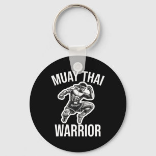 Porte-clés Muay Thai Warrior Boxing Fighting Martial Arts Com