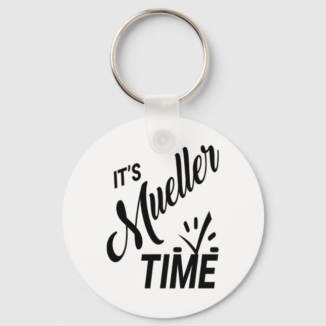 Porte-clés Mueller Time 2017 Politique (Recto)
