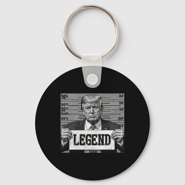 Porte-clés Mugshot Drôle Trump 2024 (Recto)