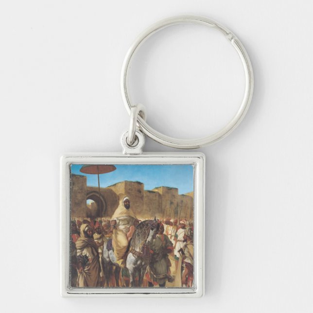 Porte-clés Muley Abd-AR-Rhaman, le sultan du Maroc (Devant)