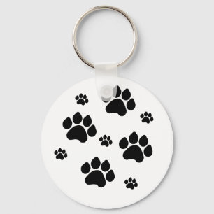 Porte-clés Multiple Paw Print Keychain