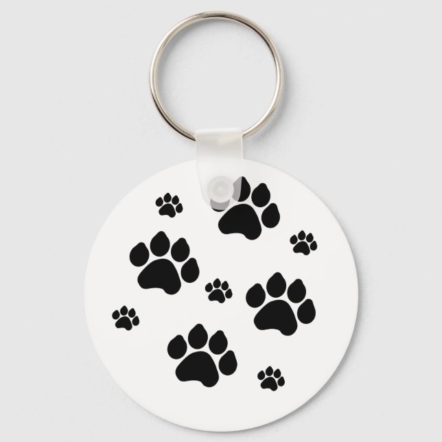 Porte-clés Multiple Paw Print Keychain (Recto)