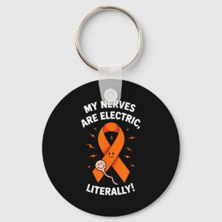 Porte-clés Multiple Sclerosis Awareness 2025 -orange Ribbon_ 