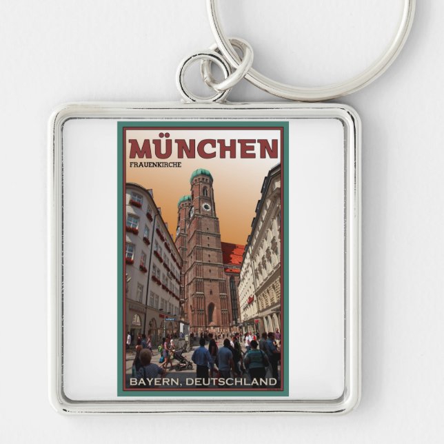 Porte-clés Munich - Frauenkirche (Devant)