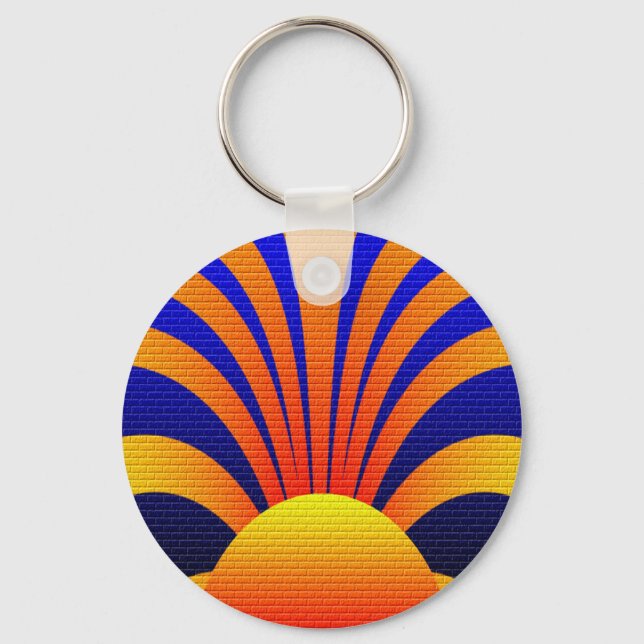 Porte-clés Mur du coucher du soleil (Recto)