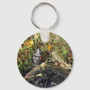 Porte-clés Murtle la tortue en fleurs
