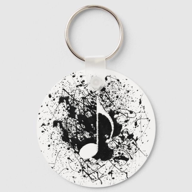 Porte-clés Music Splatter (Recto)