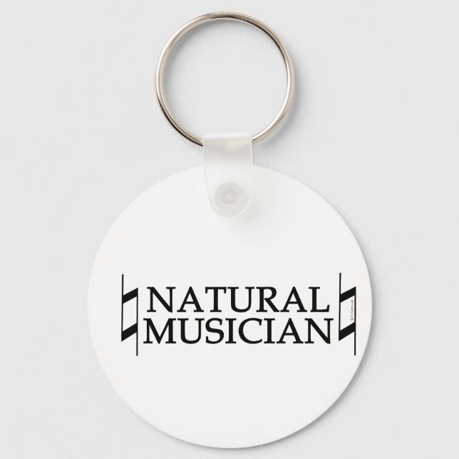 Porte-clés Musicien naturel (Recto)