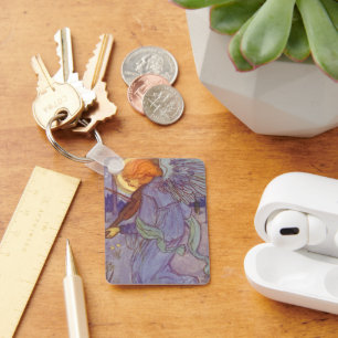 Porte-clés Musique d'ange jouant du violon, musique vintage