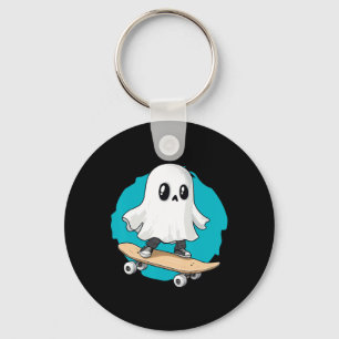 Porte-clés Musique fantôme tripante vaporwave Halloween techn