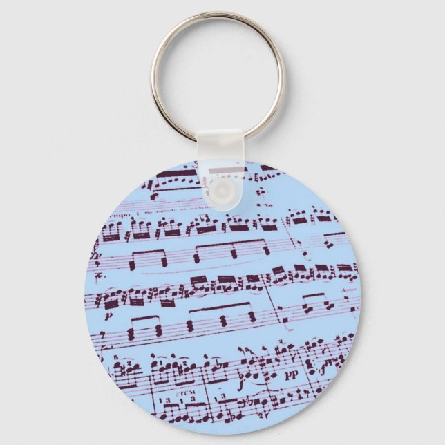 Porte-clés Musique majeure/étudiante/enseignant (Recto)