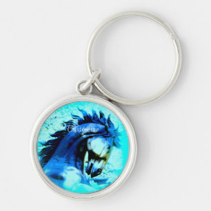Porte-clés Mustang bleu Thunder_Cove