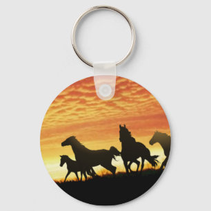 Porte-clés Mustangs sauvages