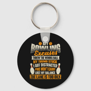 Porte-clés My Bowling Excuses - Bowler Bowling