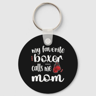 Porte-clés My Favorite Boxer Calls Me Boxing
