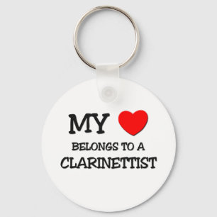 Porte-clés My Heart Belongs To A CLARINETTIST