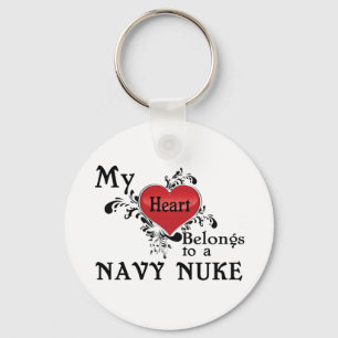 Porte-clés My Heart Belongs to a Navy Nuke
