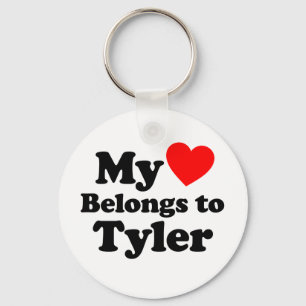 Porte-clés My Heart Belongs to Tyler