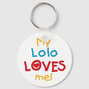 Porte-clés My Lolo Loves Me T-shirts et cadeaux