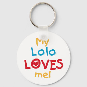 Porte-clés My Lolo Loves Me T-shirts et cadeaux
