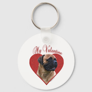 Porte-clés My Red Bullmastiff Valentine