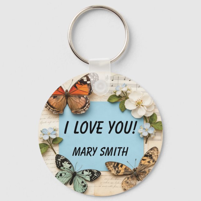 Porte-clés My Scrapbook  (Recto)