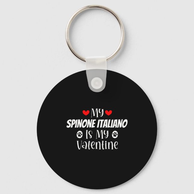 Porte-clés My Snone Italiano Is My Valentine Cute Valentine  (Recto)