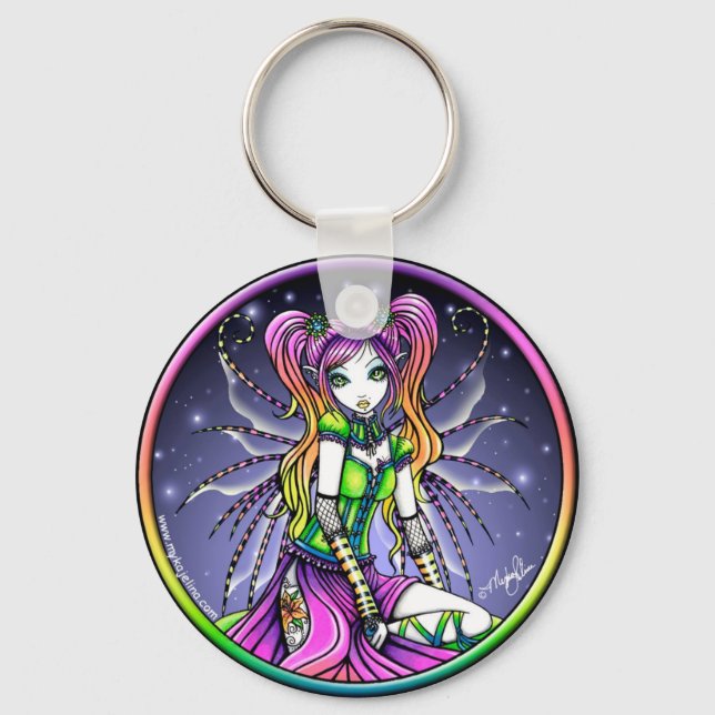 Porte-clés Myra Celestial Rainbow Fairy Porte - clé (Recto)