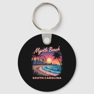 Porte-clés Myrtle Beach 2025 Vacances familiales de Noël été